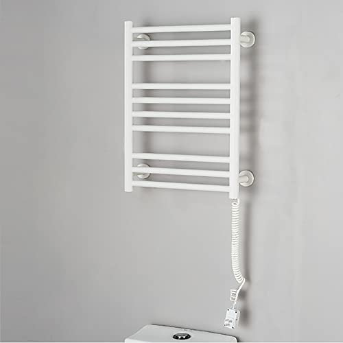 WDWDW Toallero calefaccionado, toallero eléctrico, radiador de Pared, toallero calefaccionado y tendedero eléctrico para baño, 9 Barras