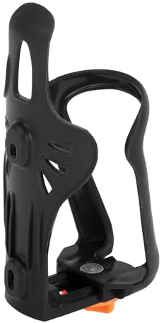 RATCHROLL 1 Pc Universal Motorcycle Bike Drink Holder Adjustable Motorbike Bicycle Water Bottle Cup Holder Black ABS PC