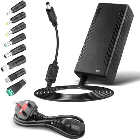 LeTaoXing 15V 4A Power Supply Adapter 60W Charger for Neewer Photography 14 inches and 18 inches Photo Studio Ring Light Replacement 15V 3.3A 3A 2.5A 2A Power Cord