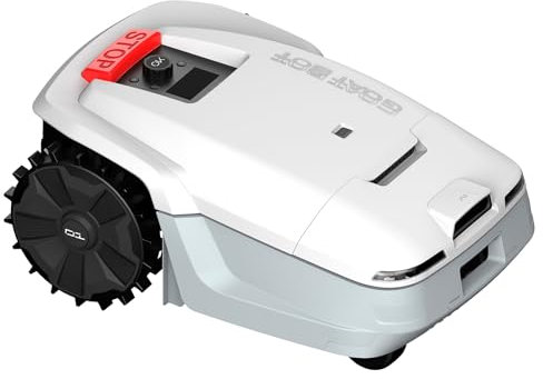 GOAT BOT UNICUT H1 Robot Tondeuse sans Fil périphérique, 1500 m², RTK+VSLAM, Vision+Dual TOF IA cartographie Automatique, Limite virtuelle, Gestion multizone, contrôle Via App, avec Module 4G, Blanc