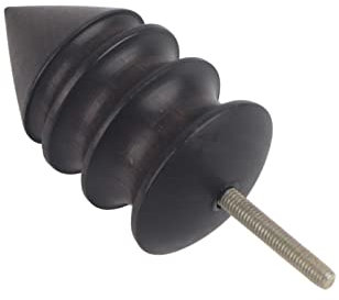 Herramienta de Bruñido de Cuero Artesanía, Blackwood para Cinturón, Vainas de Cuchillo con Surcos, Adecuado para Prensa de Perforación, Taladro Manual, Poste de (L 12 pulgadas