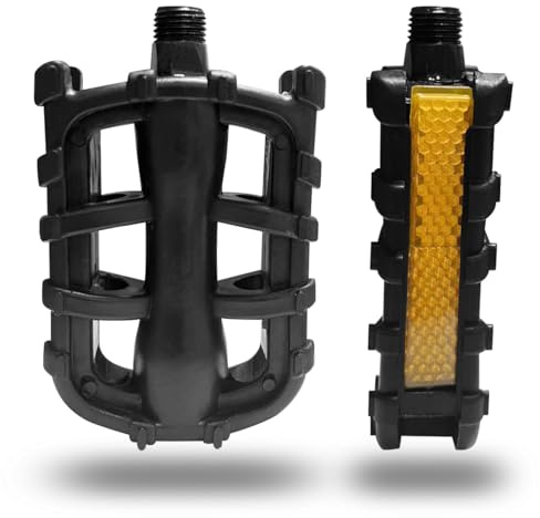 Bzumoot Upgraded Kids Bike Pedals 1 Pair 12‘’ 14‘’ 16‘’ 18‘’ 1/2 Inch Replacement Bicycle Pedals Fit for Boys Girls Bicycles