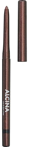 ALCINA Lip & Eye Liner glam brown - 1 Stück - 2in1: Für Lippen und Augen - Langanhaltend und mit intensiver Deckkraft - Präzise Linien & Definition - Geschmeidige Textur - Schimmerndes Braun