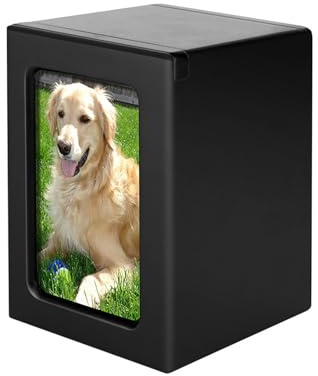 Urna para cenizas para mascotas, caja para cenizas de mascotas, puede colocar fotos, caja para perros, urna funeraria para gatos, para cremación, suministros funerarios para perros, urnas para gatos,