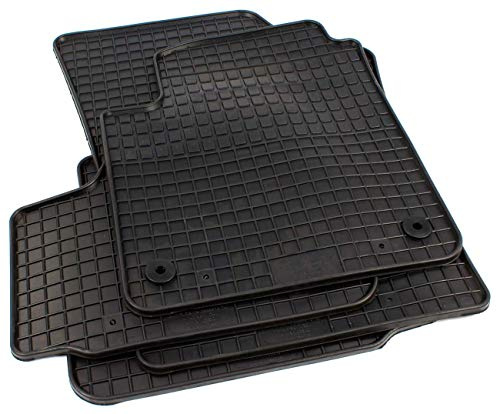 PETEX Gummimatten passend für Up ab 11/2011 / Cross Up ab 09/2013 Fußmatten schwarz 4-teilig