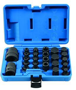 Laser 6891 Impact Bit & Socket Set 3/4 D, 1 D 24pc