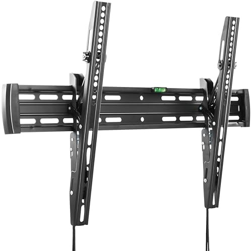 RICOO Soporte TV Pared Inclinable Fijo Plano Televisión 37-70 (94-178cm) N4564 Slim Universal Televisor LED/LCD/Curvo VESA 300x200-600x400