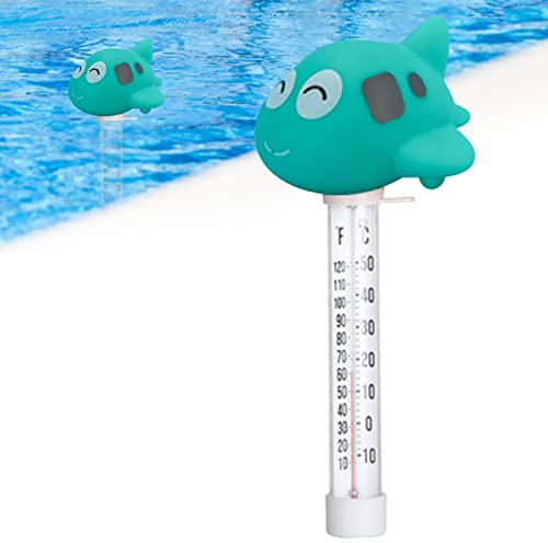 Badewannenthermometer - Schwimmendes Wasserthermometer,Temperatur-Thermometer für Außen- und Innenpools, Spas, Whirlpools, Fischteiche. Thermometer schwimmend, leicht ablesbar Niktule