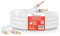 Nakamichi Excel Series Connettore Banana Placcato Oro 24k con Cavo degli Altoparlanti in Rame Senza Ossigeno al 99.9% (OFC) Intrecciato Robusto per Amplificatore Hi-Fi - Bianco (12AWG / 10ft / 3.0m)