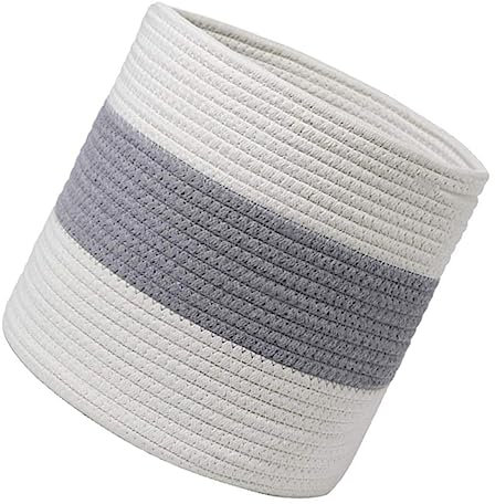 HONMEET Kleinigkeiten Lagerung Korb Baumwolle Gewebt Wäsche Körbe Blumentopf Indoor Hause Organizer 20x20cm