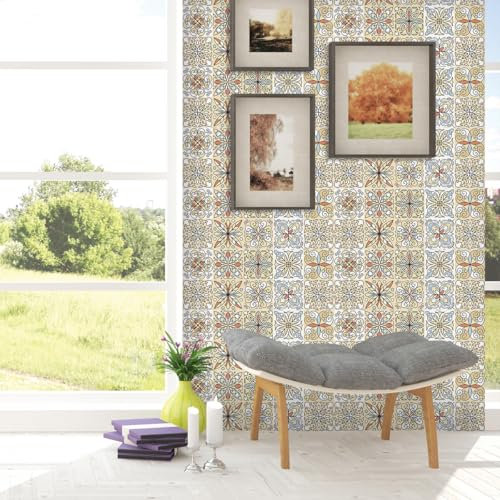 Fliesenaufkleber Beige Farbe Pvc Klebefliesen Küche,Wasserfest Klebefliesen Fliesenaufkleber Bad,Diy Selbstklebende Fliesen Für Bad & Küche,Küchenrückwand Selbstklebend 10 Stück(10x10cm)