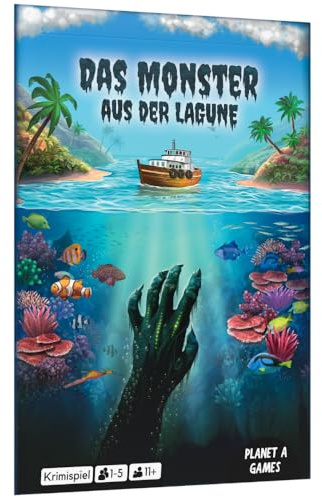 Das Monster aus der Lagune | Spannendes Detektivspiel - Escape Room - Krimispiel für Jung und Alt - Spaßiger und amüsanter Spieleabend im Freundes- und Familienkreis