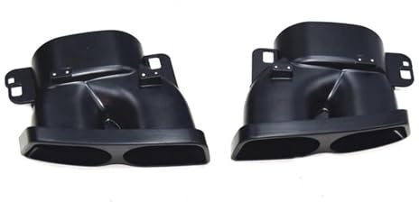 1Pair Exhaust Tail Tip Muffler Tips Compatible For Benz C E S GLE GLS Class W205 W212 W222 W204 W213 Pre-Facelift 15-18