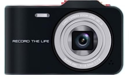 SXYGYWA Cámara Digital Vintage for Estudiantes, Nivel de Entrada, cámara Micro con Tarjeta vlog, 4800 W píxeles Imágenes Nítidas Detalladas(Black)