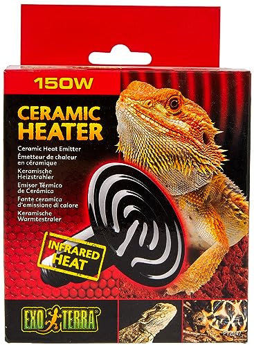 Exo Terra Ceramic Heater, keramischer Heizstrahler für Reptilien, 150W, Fassung E27, 250 g (1er Pack)
