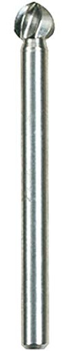 Dremel 192 Hochgeschwindigkeits-Fräser - Zubehörsatz für Multifunktionswerkzeug mit 2 Fräsern Ø4,8mm zum Schnitzen, Gravieren und Fräsen in Holz, Weichmetall, Beton u.v.m.