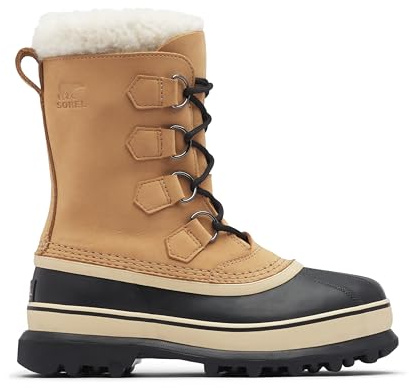 Sorel Caribou Women's Waterproof Snow Boots, Beige (Buff), 6 UK
