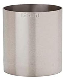 Beaumont D961 Thimble Measure Stainless Steel Bar 125ml Clubs Wine Spirit Drinks Jigger