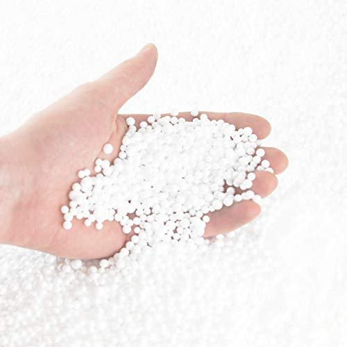 Lumaland EPS Perlen Sitzsack Füllung | 100l Styropor-Kügelchen Nachfüllpack aus Deutscher Produktion | Premium Beanbag Füllmaterial | Universal Pouf & Stillkissen Füllung | Geruchlos & Reinweiß