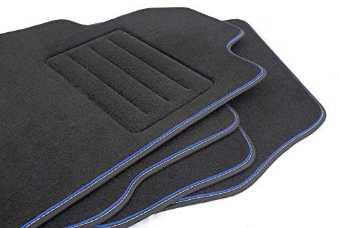 Velour Fußmatten Satz für Honda City V/Jazz III (2008-2013) - Premium Qualität - 4-teilig - Passgenau