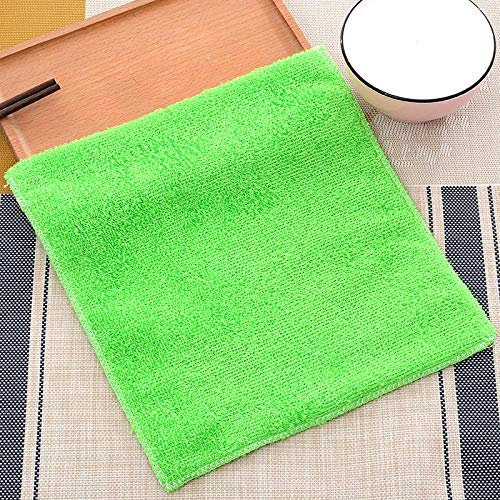 Serviette de nettoyage en fibre de bambou anti-adhésive pour la fête des mères