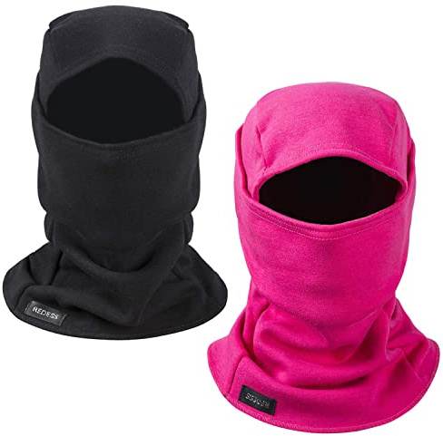 REDESS Warme Fleece Sturmhaube Winddichte Skimaske Kaltes Wetter Gesichtsmaske Motorrad Sturmhaube Kapuze Wärmer Wintersport Mütze