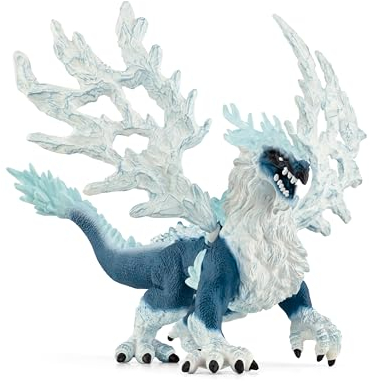 schleich ELDRADOR CREATURES Isdrake, från 7 år, 70790 - Leksaksfiguren, 19 x 22 x 13 cm