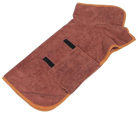 DRESSOOS Hundebademantel Leicht Saugfähig Polyester Welpen Trockenmantel Haustier Bademode Sommer Für Kleine Hunde