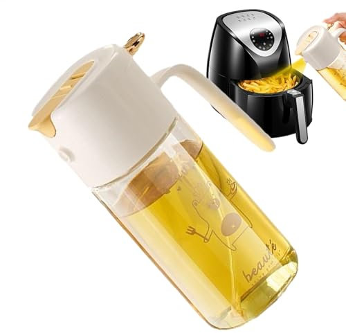 Botella De Aerosol De Aceite De Oliva - Rociador De Aceite De 550 Ml Para Cocinar Freidora De Aire | Rociador Y Vertedor | Gadgets De Cocina De Anillos De Sellado Incorporados Para El Hogar, Barbacoas