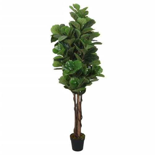 Hem och trädgård, dekor, konstgjord blomma, konstgjord fiol löv fikonträd 180 löv 150 cm grön