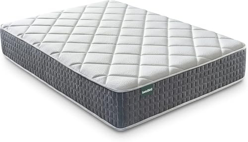 beloBed Colchones 150x190 Colchón Muelles Ensacados Reversible Altura 26 cm Firmeza Media Resistente Transpirable Enrollado Comodo. Dawnrest