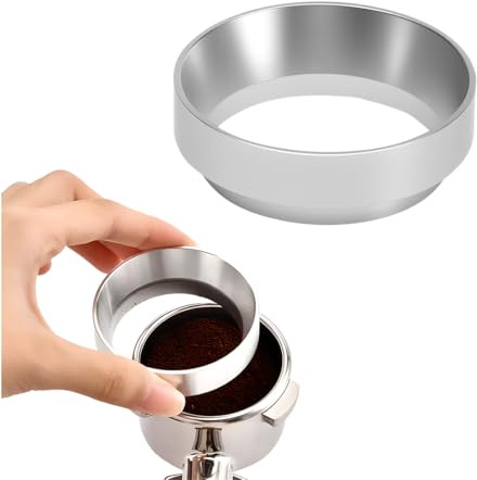 Kaffee Dosierring 51 Mm, Siebträger Zubehör, Magnetisch Dosiertrichter, Aluminium Espresso Trichter, Kaffeedosierring Für Fülltrichter, Brühschüssel, Kaffeepulver Exakten Abfüllen