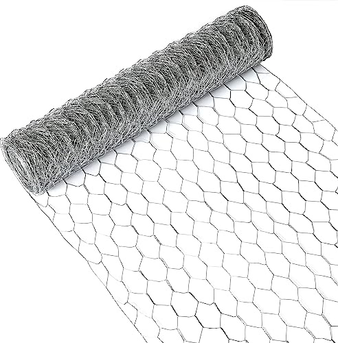 Chicken Wire,40cm x 50m Mesh Roll,Chicken Wire Mesh for Pet Rabbit Chicken Fencing
