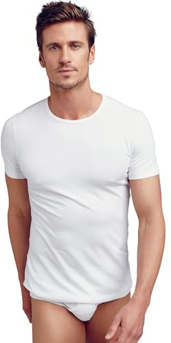 Jockey® Modern klassisk t-shirt för män, 2-pack, kortärmad, 18501822, Vit/vit, 3XL