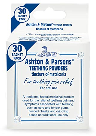 Ashton & Parsons Teething Powders, used to soothe teething pain and symptoms, for Babies From 3 Months+, natural traditional remedy, UK’s No1 teething brand in pharmacy*, Pack of 30.