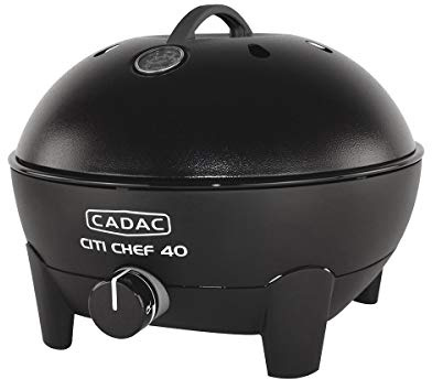 Cadac Black Citi Chef 40 Table Top Portable Gas Barbecue