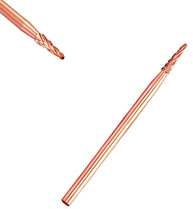 Corintian Nagelfräser Aufsatz Hartmetall Spitzkopf Bit Fein-Extra Grob für die Maniküre, Pediküre von Gelnägel, Acrylnägel Zubehör als Hornhaut-Fräser und Nagelhaut-Entferner (Extra Grob)