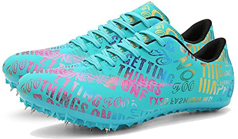 Männer Frauen Laufschuhe Trainingsschuhe Leichtathletik Sprint Spikes Männliche Leichte Trainingsschuh Lace Up Atmungsaktive Turnschuhe Spike-Schuhe Tragen Geeignet Für Professionelle Sportschuh