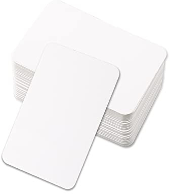 100 st tomma meddelandepapper, tomma kraftkort, klotter handritade kort meddelande kartong