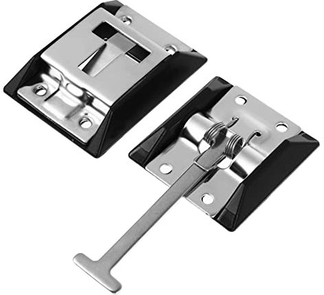 VICASKY Edelstahl Türhalter T-Stil Robust Wetterfest Verstellbar Für Wohnmobil Anhänger Van Türfang Fester Halt Langlebiger Metallverschluss