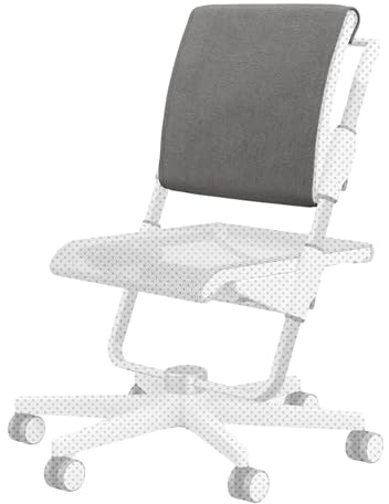 Moll Rückenkissen für Kinderschreibtischstuhl Scooter | ergonomische & weiche Polsterung | einfach montierbar | waschbar & austauschbar | ideal für Jungen & Mädchen | Made in Germany