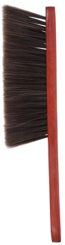 Alipis Heavy Duty Brush Stiff Bristle Broom Handle Long Wooden Handle Dust Brush for Fireplace Cleaning