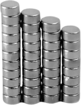 Strong Magnets Neodym Magnet - Rund 2 x 1 mm - 20 Stück - Extra stark, hält bis 100 g - Für Magnettafel, Kühlschrank, Whiteboard, Pinnwand, Büro