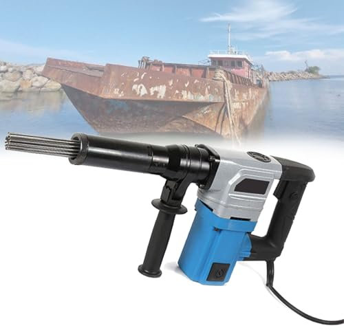 vanenferse Pistola EléCtrica para Quitar ÓXido con Aguja, Pistola De Eliminación De Óxido De Aguja Eléctrica, MáQuina De Limpieza para EliminacióN De ÓXido, Escoria De Soldadura Y Pintura