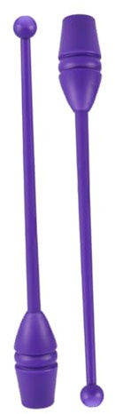 Happyyami Rhythmische Sportgymnastik Stöcke Für Kinder Und Erwachsene Kunststoff Gymnastikstäbe 35cm Farbige Trainingsgeräte Für Wettkampf Turnzubehör Für Schule Und Verein