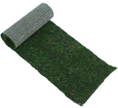 Hemobllo Muschio Artificiale Verde 1 Rotolo per Decorazione