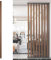 Lattes en bois pour claustra, séparateur de pièce autonome moderne pour entrée, restaurant, bureau, colonne décorative – 70 à 230 cm de haut