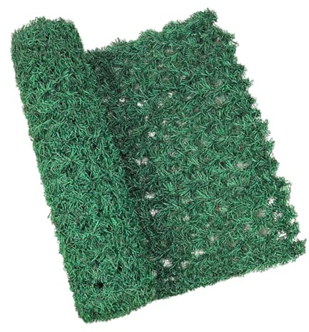 Fuuxtci Pantalla de hiedra artificial - Valla de privacidad de hiedra verde | 0,5 x 2 m Protección de privacidad, seto, valla de privacidad artificial para balcón, pared, fondo, jardín, terraza, etc