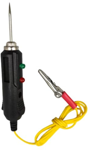 Tiajingzi Lápiz eléctrico de prueba de corriente – comprobador de voltaje con LED y zumbador | Detector de precisión para circuitos eléctricos – para coche, industria, hogar, garaje, taller, oficina