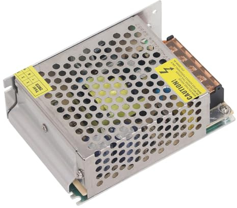 Generic Convertidor de Conmutación Regulado Encendido/Apagado Eficiente del Ventilador de Refrigeración para Vigilancia de Luces de Tira LED para Adaptador de Transformador de 110-220 V A 12 V 5 A